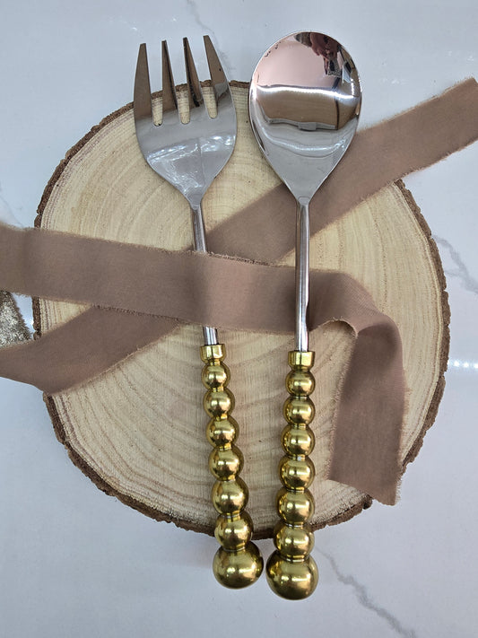 Silver + Gold Metal Utensils